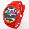 Quartz Big Face Fashion Silicone Montre